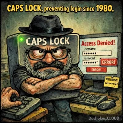 Password dad jokes