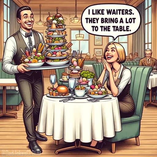 Waiters Bring a Lot