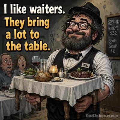 Waiters Bring a Lot
