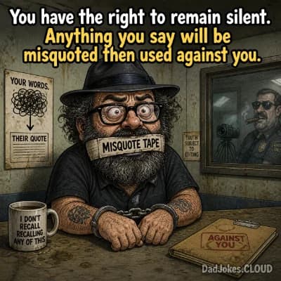 Anything You Say Will Be Misquoted