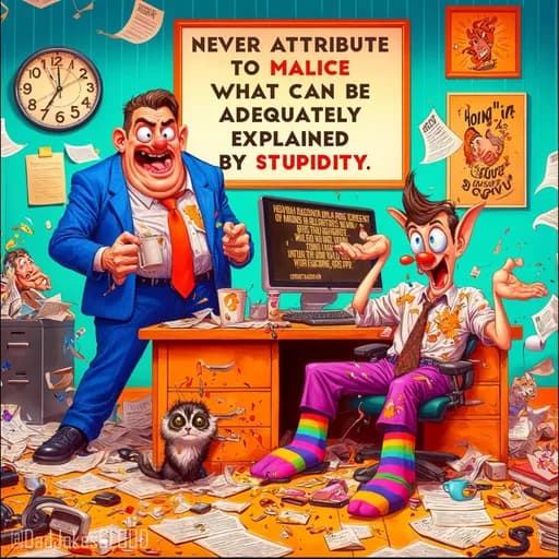 The Stupidity Principle