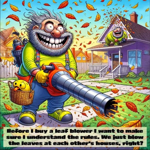 Leaf Blower Etiquette