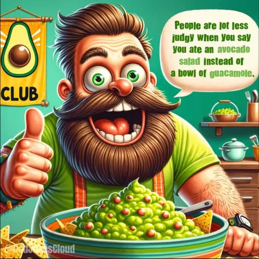 Avocado Salad Illusion