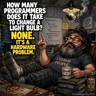Tech dad jokes