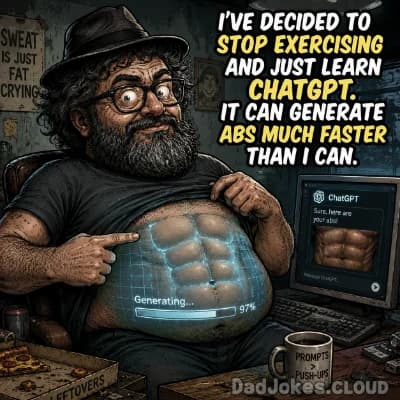 Technology dad jokes