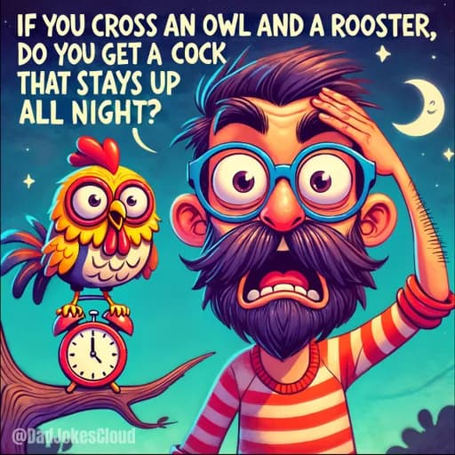 Nocturnal Cock-A-Doodle-Doo