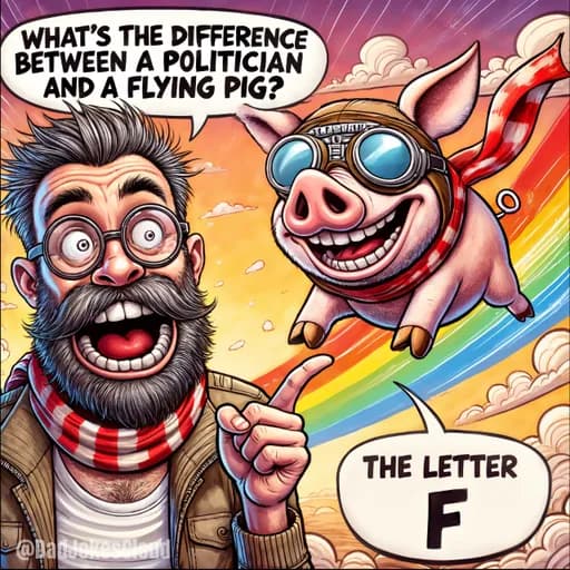 The F-Factor: Politicians and Flying Pigs