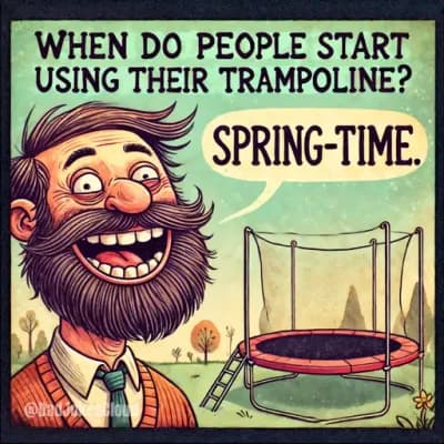 Trampoline Time: Spring Has Sprung