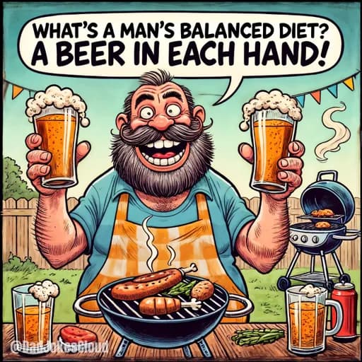 Man's Diet: A Beerful Balance