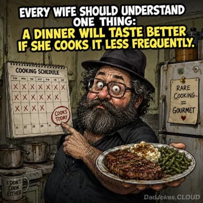 Wife dad jokes
