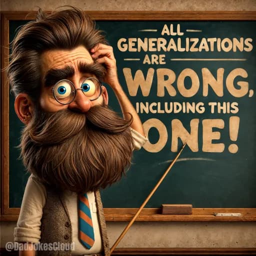 The Irony of Generalizing