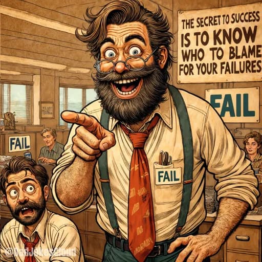 Blaming Your Way to the Top