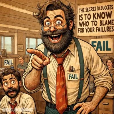 Blaming Your Way to the Top