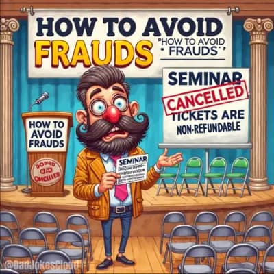 The Irony of Avoiding Frauds