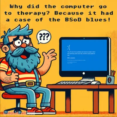 Technology dad jokes