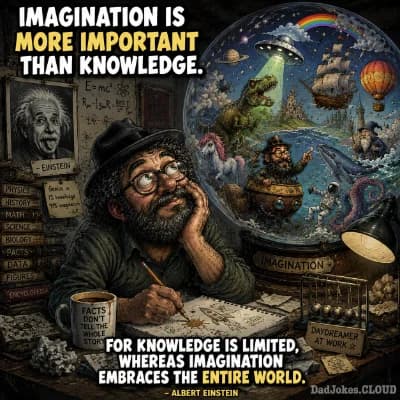 Einstein And A Lawnmower