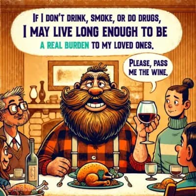 Aging dad jokes