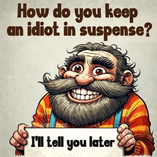 How to Keep an Idiot in Suspense