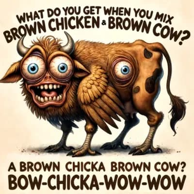 Cow dad jokes