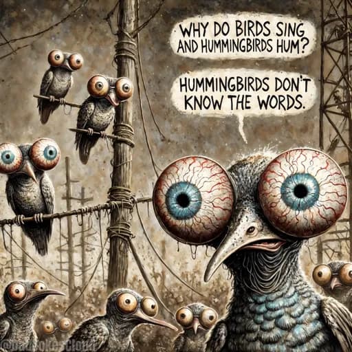 Birds Singing vs Hummingbirds