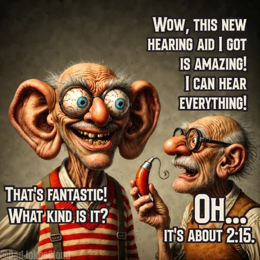 Hearing aid humor