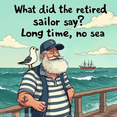 Retirement dad jokes