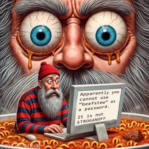 Password Stew-pidity