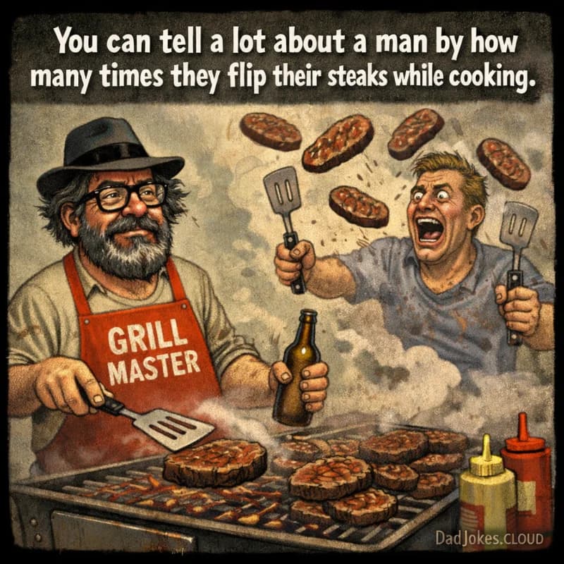 Steak Flipping Wisdom