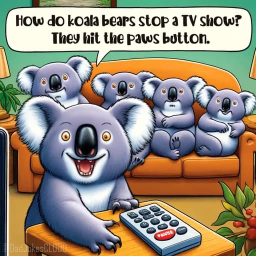 Koala Bears Paws Button